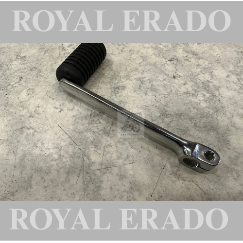 Royal enfield chrome single pedal padel shifter gear lever for uce efi model classic electra and standard
