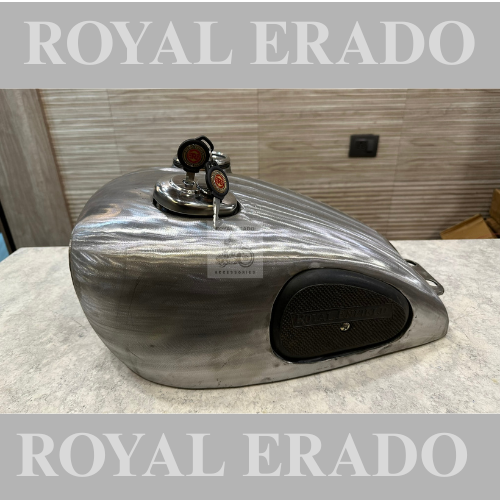 Royal Enfield vintage g2 1962 old model bullet  classic electra standard thunderbird bobber style tank with speedometer and knee pads ,