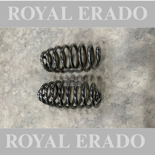 Royal Enfield Vintage G2 1962 Old Model Bullet 350 Style Oval Shape Long Spring In Chrome