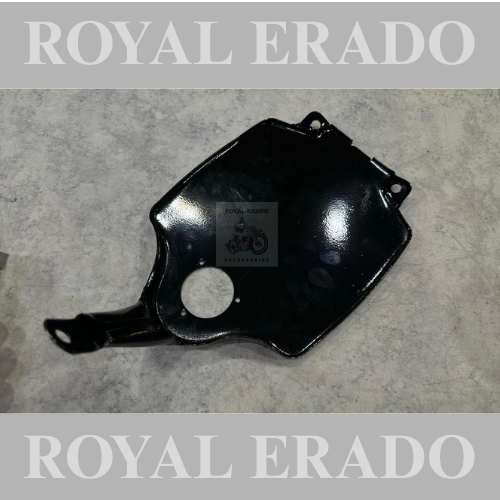 Royal enfield vintage 1962 old model g2 bullet standard rear number plate black pointed