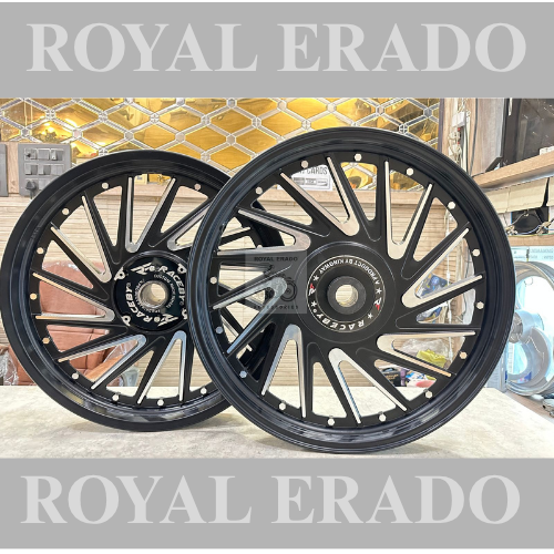 Raceby kingway cross v alloy wheel harley design for classic and thunderbird double disc front 19” disc and rear 18” disc