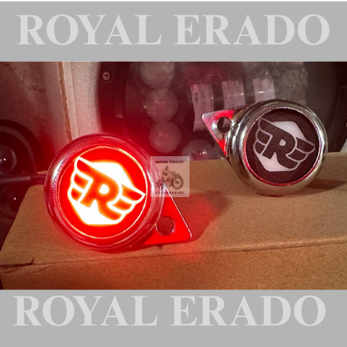 Royal enfield R logo parking light pilot lamps for classic electra standard and old model g2 vintage 1962 model