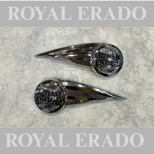 Royal Enfield Super Meteor Monogram Sticker with 3M Adhesive - Universal Fit for Classic Reborn, Hunter, Meteor, Standard & Electra