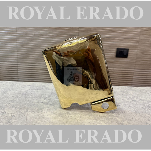 Royal enfield classi. Electra standard twin spark uce efi model brass battery cover