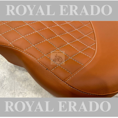 Royal Enfield Classic (BS3, BS4) Electra standard vintage g2 1962 old model bullet 350 comfortable tan seat with spring.