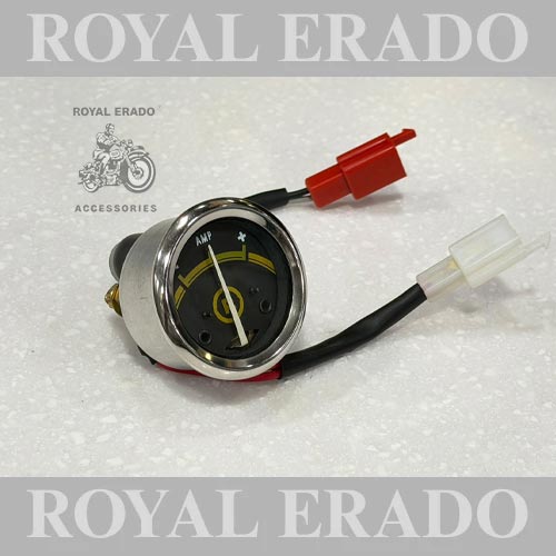 Uce Bullet Amp Meter Motorcycle Bike Amp Gauge For Royal Enfield Classic 350