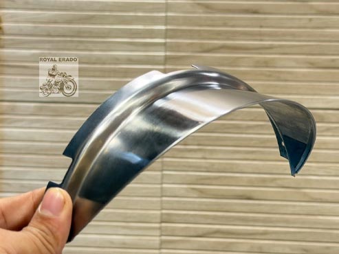 Royal Enfield Reborn Classic, New Standard Battalion Headlight Cap Shade In Ss Chrome