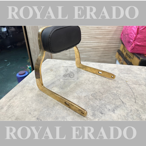 royal enfield classic electra standard vintage g2 1962 old model bullet brass backrest with foam