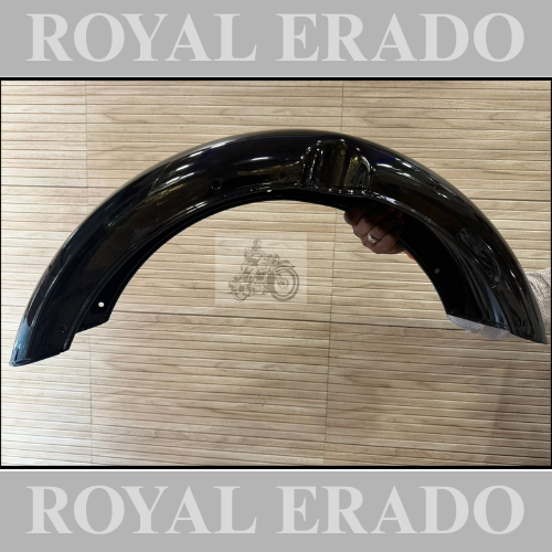 Royal enfield classic front mudguard in black colour
