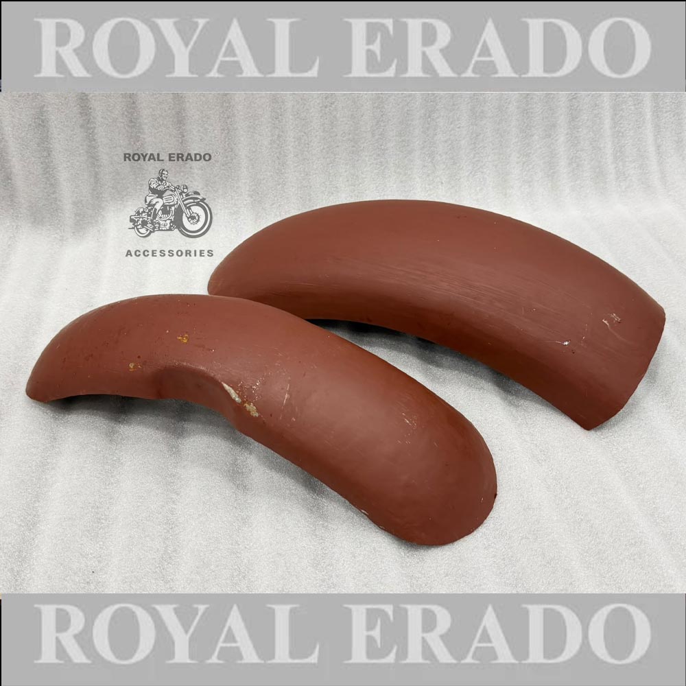 Harley-davidson Bobber-style Short Mudguard For Front 110 Tyre & Rear 150 Tyre For Classic Electra Standard