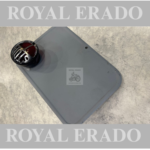 Royal enfield classic electra standard vintage g2 old model bullet 350 rear stop number plate with stand