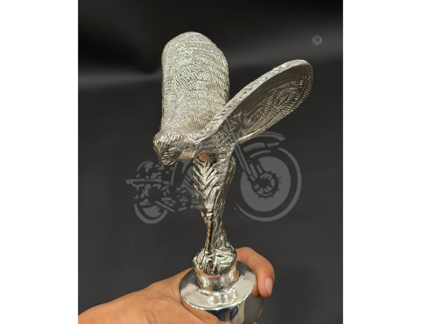 Rolls Royce Logo Mascot Phantom Car Bonnet Spirit Of Ecstasy Charles Sykes Silver Spirit Lady Rr In Chrome