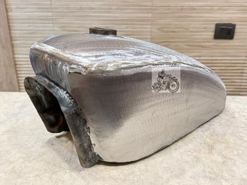 Harley Peanut Bobber Style Tank Tank For Avenger, Royal Enfield Classic, Electra, Standard, Thunderbird