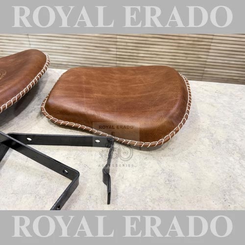 Vintage G2 1962 Old Model Bullet 350 Arjun Reddy Kabir Singh Leather Seat In Brown For Royal Enfield Classic Electra Standard Reborn Classic