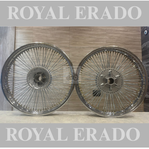 Royal enfield classic electra standard Rarley design 100 spoke wheel rim with straights spokes