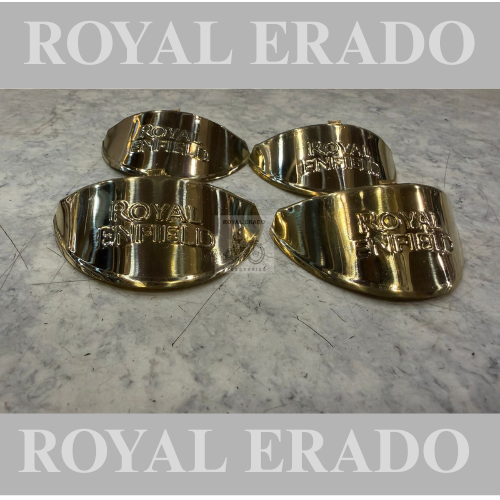 Royal Enfield brass indicator cap shade peak for vintage G2 1962 old model bullet 350 cast iron engine, CI engine, Electra Standard, and classic