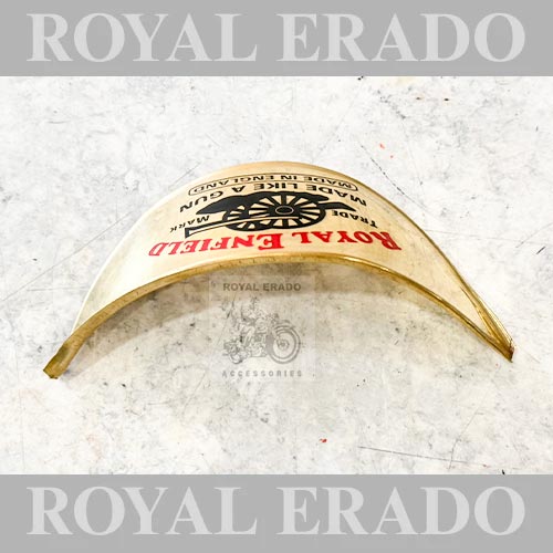 Headlight Cap Shade In Brass With Made Like A Gun Logo For Classic Electra, Standard, Vintage G2 1962 Old Model Bullet 350