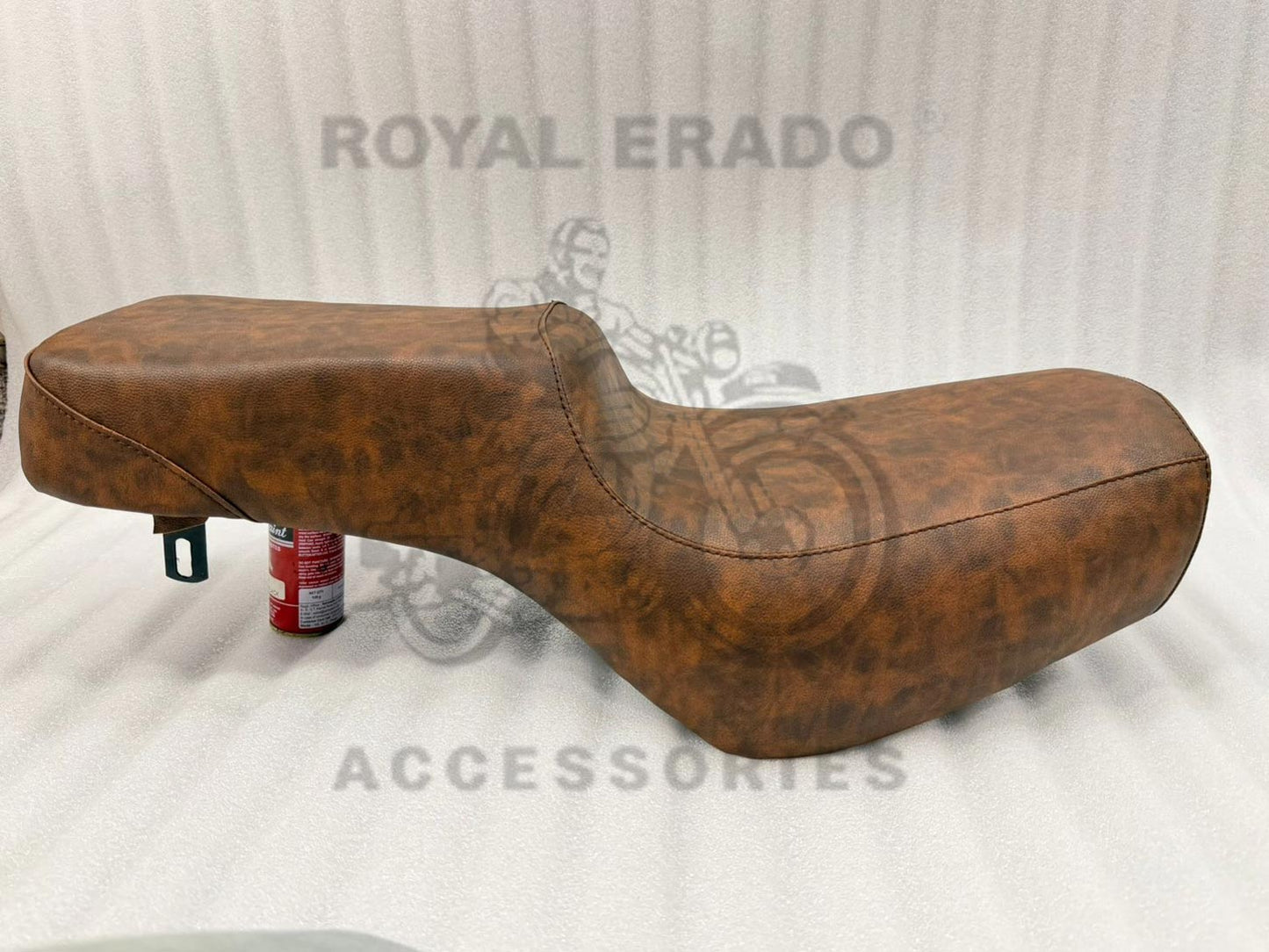 Rustic brown colour, comfortable seat for Royal Enfield Classic Electra Standard Vintage G2 1962 old model Bullet 350