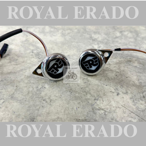 Royal enfield R logo parking light pilot lamps for classic electra standard and old model g2 vintage 1962 model
