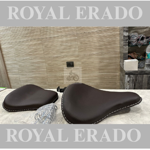 Royal enfield classic electra standard brown seat Kabir Singh design with spring for vintage g2 1962 old model bullet 350