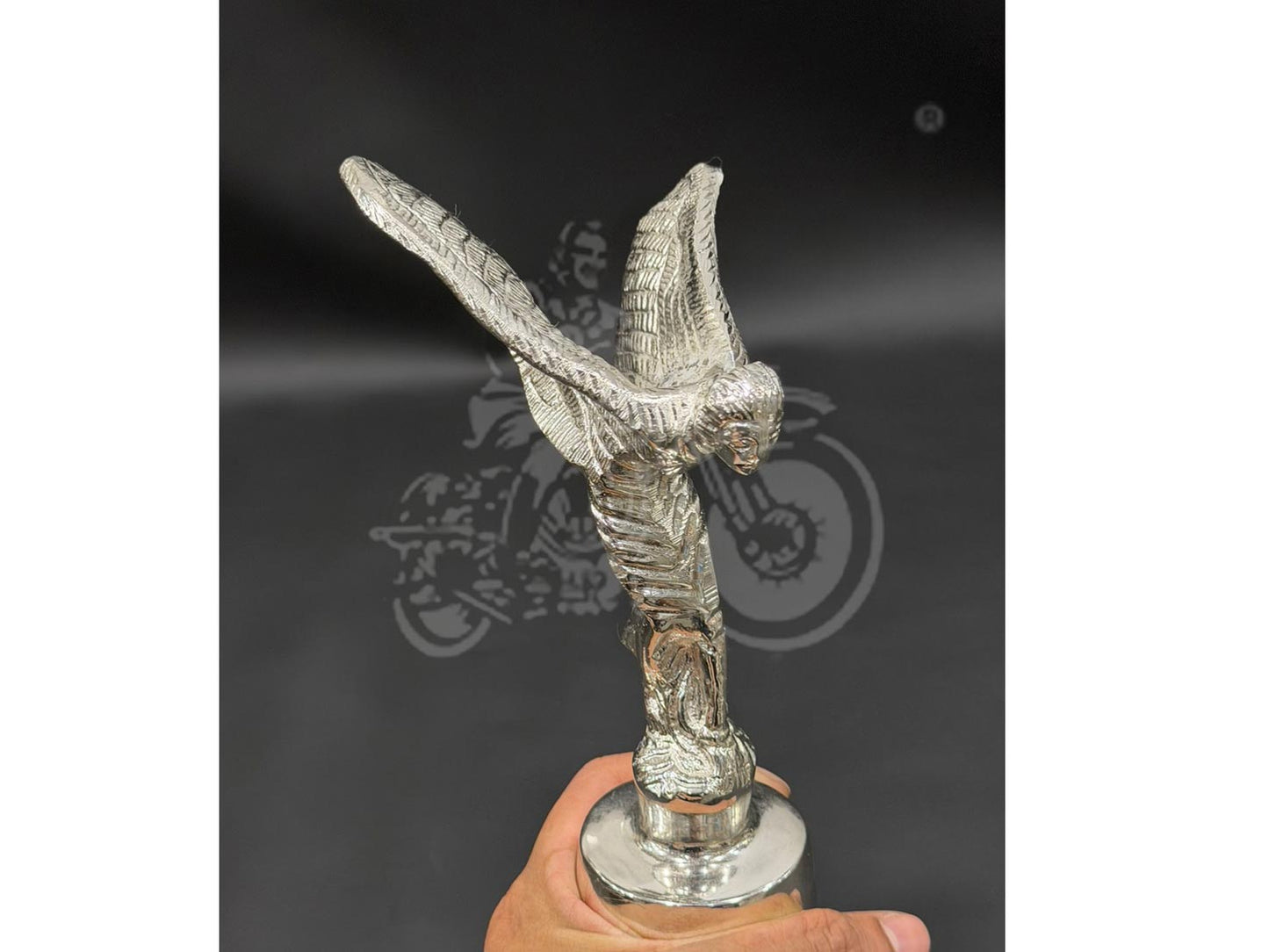 Rolls Royce Logo Mascot Phantom Car Bonnet Spirit Of Ecstasy Charles Sykes Silver Spirit Lady Rr In Chrome