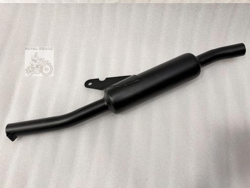 Royal Enfield Classic Electra Standard Black Upswept Angular Silencer With Filter