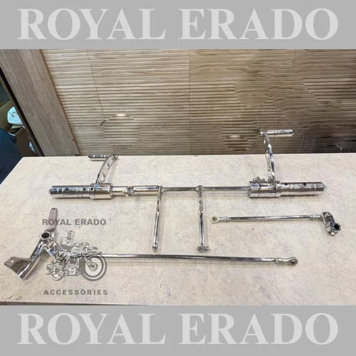 Royal Enfield Front Brake System For Classic Electra Standard To Extend Gear And Brake Extender In Chrome
