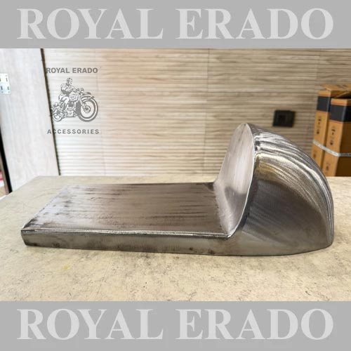 Cafe Racer Style / Gt-650 Style Rear Seat Plate Cowl For Royal Enfield Classic Electra And Standard Pulsar Splendour And Rx-100 And Honda Shine