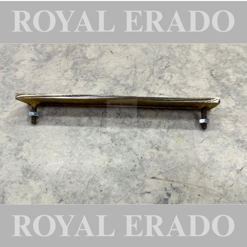 Royal enfield 1962 old model bullet g2 reborn classic electra battalion standard bullet 350 rear number plate monogram in brass