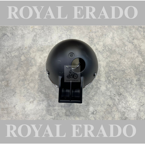 Royal enfield bobber chopper thunderbird avenger front head light in metal  small
