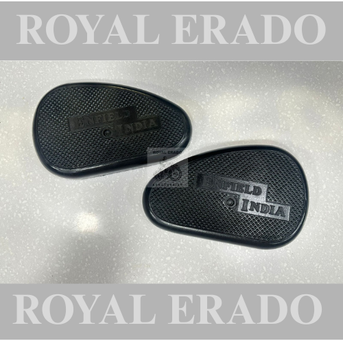 Royal Enfield vintage G2 1962 old model bullet 350 vintage g2 1962 old model bullet 350 cast iron engine ci engine knee pad with bolt with Enfield India written.