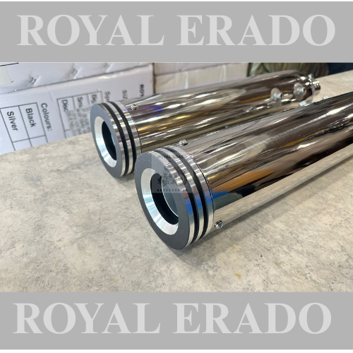 Royal Enfield super meteor 650  raptor performance  exhaust in stainless steel non rustable with db killer