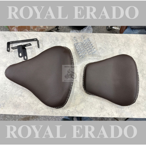 Royal enfield classic electra standard brown seat Kabir Singh design with spring for vintage g2 1962 old model bullet 350