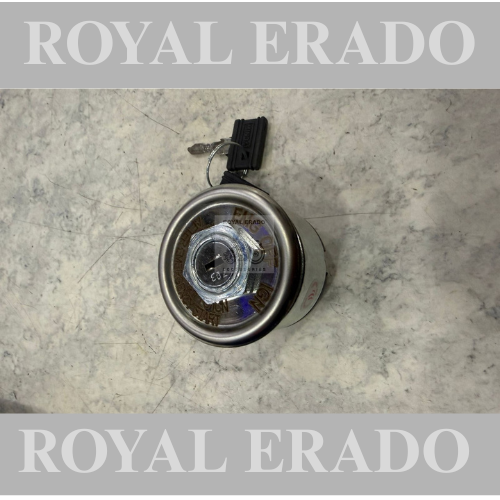 Royal Enfield vintage G2 1962 old model bullet 350 standard cast iron engine ignition switch tool box mounted with stainless steel plate.