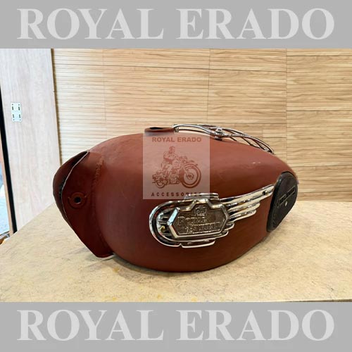 18 To 20 Litters Tank Without Paint For Royal Enfield Classic Electra Standard Thunderbird With Chrome Grill , Chrome Royal Enfield Tank Monogram & Knee Pad