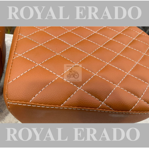 Royal Enfield Classic (BS3, BS4) Electra standard vintage g2 1962 old model bullet 350 comfortable tan seat with spring.