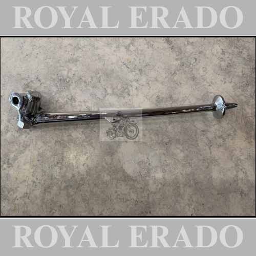 Royal enfield brass chrome desert pointed side stand for old model vintage g2 1962 bullet 350 standard