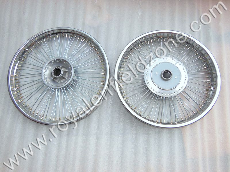 80 spokes Multi spoke wheel rim for ROYAL ENFIELD CLASSIC ,  ELECTRA ,STANDARD , Thunderbird (multispoke )