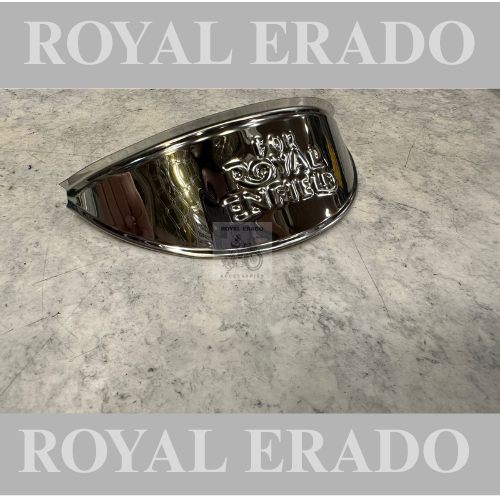 Royal enfield classic electra standard battalion reborn chrome  head light cap shade peak