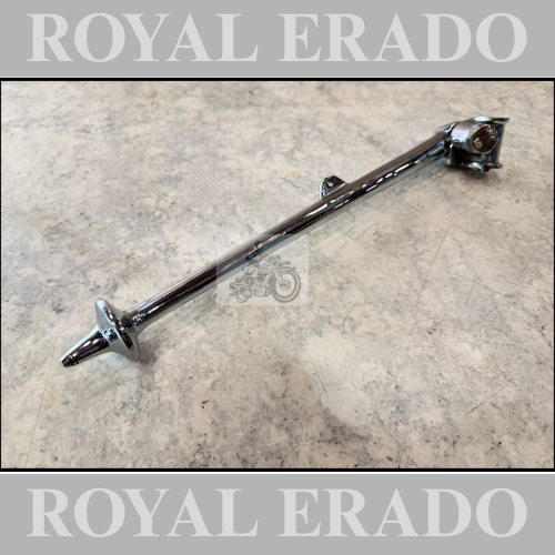 Royal enfield brass chrome desert pointed side stand for old model vintage g2 1962 bullet 350 standard