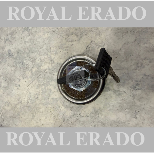 Royal Enfield vintage G2 1962 old model bullet 350 standard cast iron engine ignition switch tool box mounted with stainless steel plate.