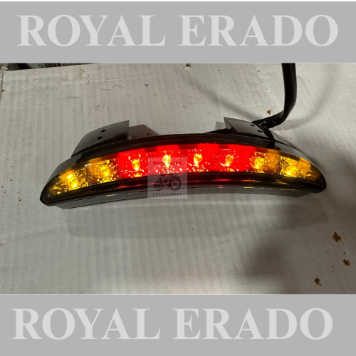 Harley Davidson 883 iron rear mudguard tail light with inbuilt indicator for making bike bobber style Royal enfield