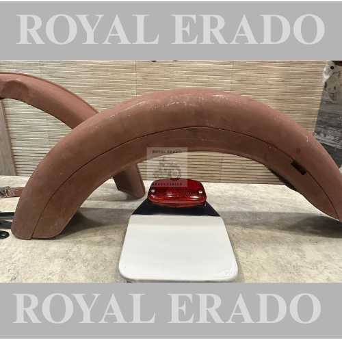Royal Enfield old model vintage G2 1962 bullet 350 cast iron engine, CI engine standard electra mudguard front and rear with stays, taan and Patti and rear number plate And the tail light.