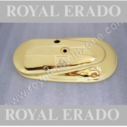 Royal Enfield brass-coated clutch cover outer for old model vintage g2 1962 bullet 350 cast iron engine ci engine standard electra cast iron engine ci engine.