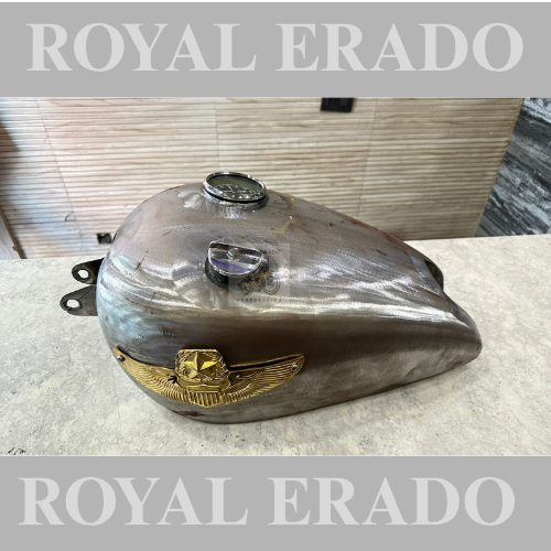 Royal enfield vintage g2 1962 old model bullet 350 standard electra and classic Thunderbird tank chopper bobber style with meter , tank monogram in brass
