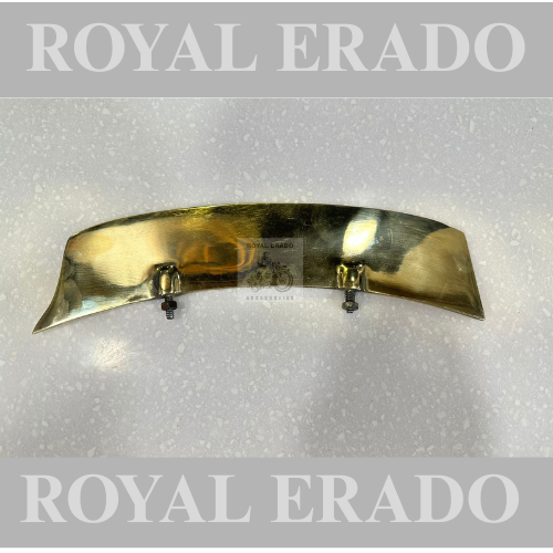 Royal Enfield Universal Classic Electra Standard Battalion Reborn Hunter 350 vintage g2 1962 old model bullet 350 cast iron engine ci engine front mudguard number plate in brass