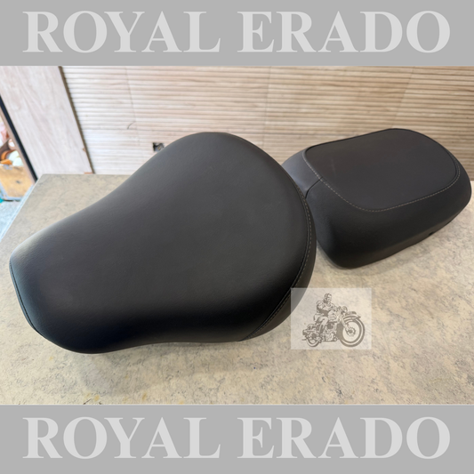 Royal Enfield Reborn style seat, direct fit for the new standard battalion J series bike.