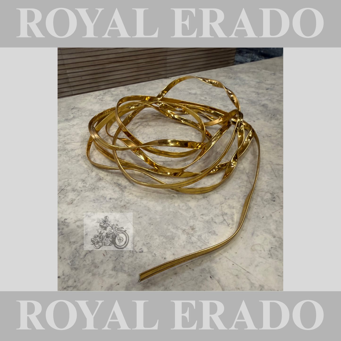Royal Enfield golden beading for seat fit to any bike for Classic Electra Standard old model vintage g2 1962 bullet 350.