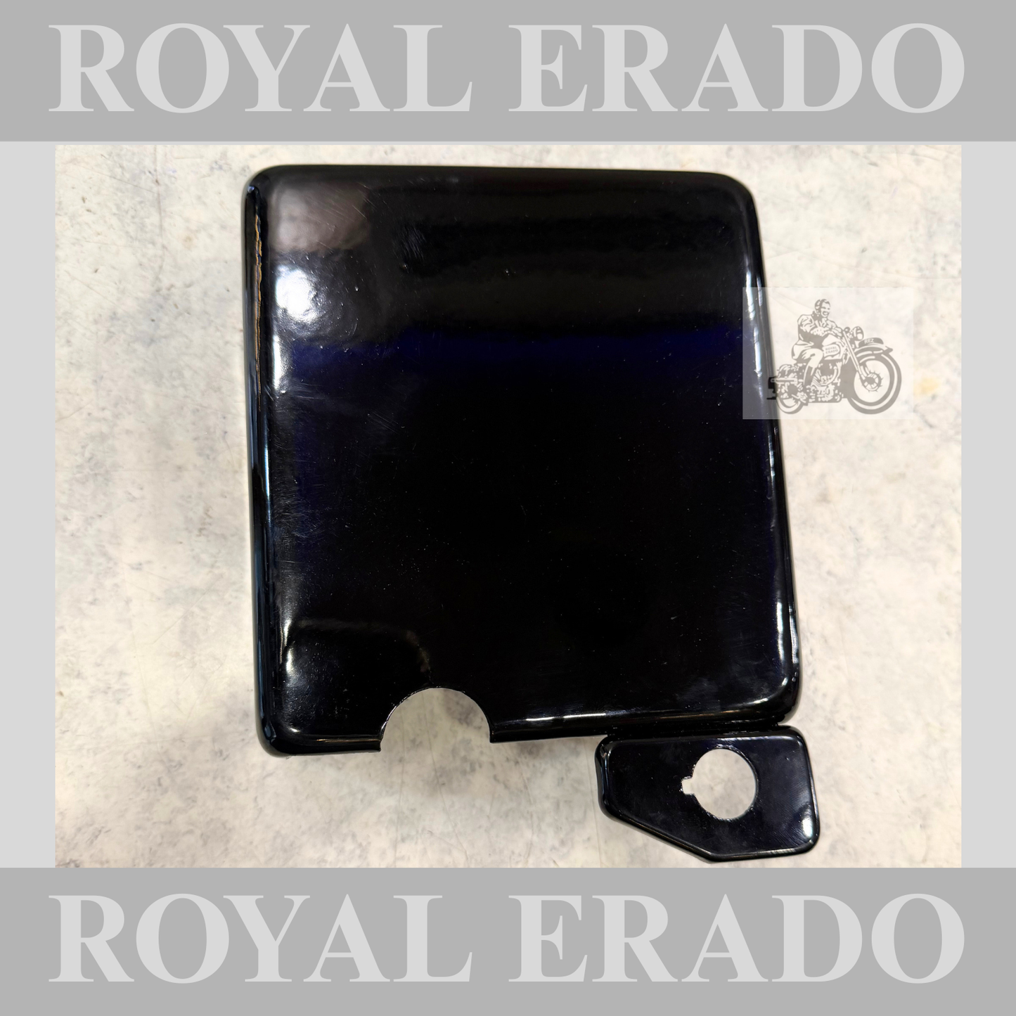 Royal Enfield BS-3 BS-4 Classic Electra Standard Battery cover in black UCE engine