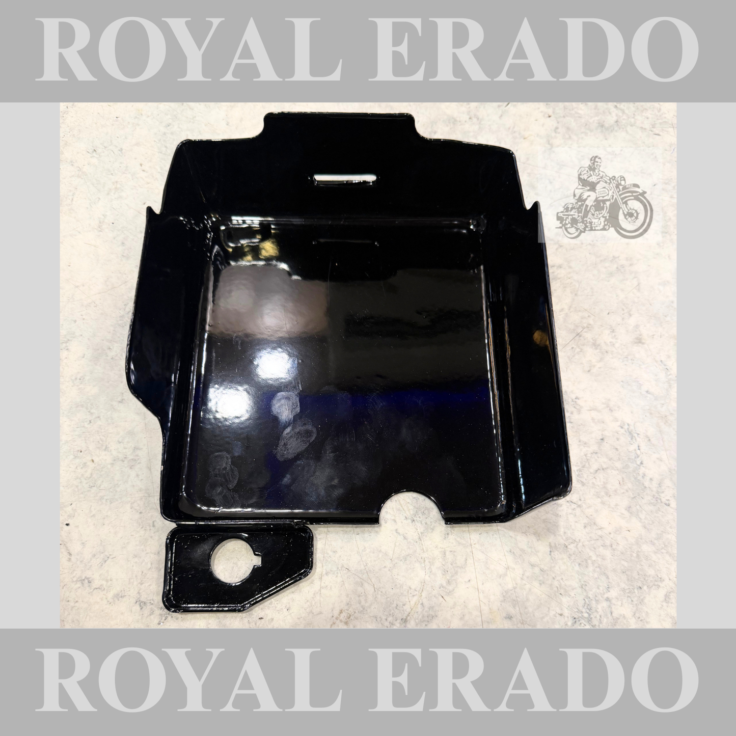 Royal Enfield BS-3 BS-4 Classic Electra Standard Battery cover in black UCE engine
